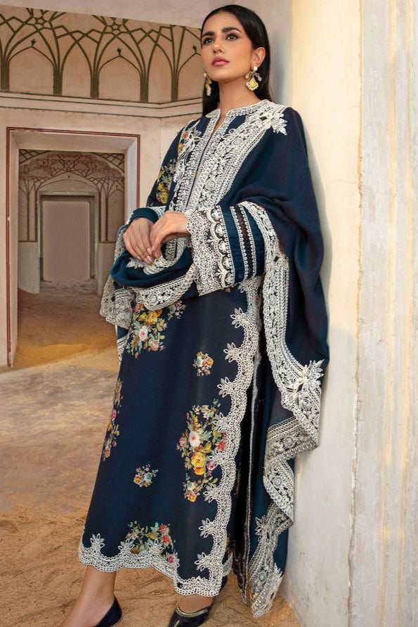 Luxury Eid Collection 3-Piece Embroidered Suit By CRIMSON