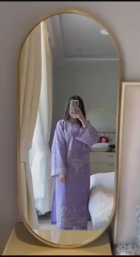 Summer Eid Collection Formal  2-Pc Air-jet Lawn With Heavy Embroidery Shirt And Plain Trouser